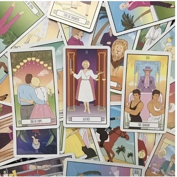 The Golden Girls Tarot Cards 78 Oracle Cards NIP Deck for Beginners - Picture 4 of 5